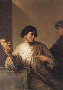 Salvator Rosa The Lie oil painting